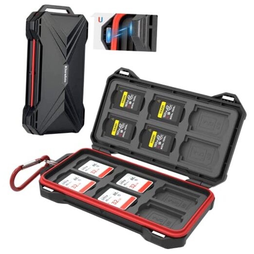 [12 SD + 12 CFexpress Type A] Magnetic Closure For 12 SD + 12 Cfexpress Type A