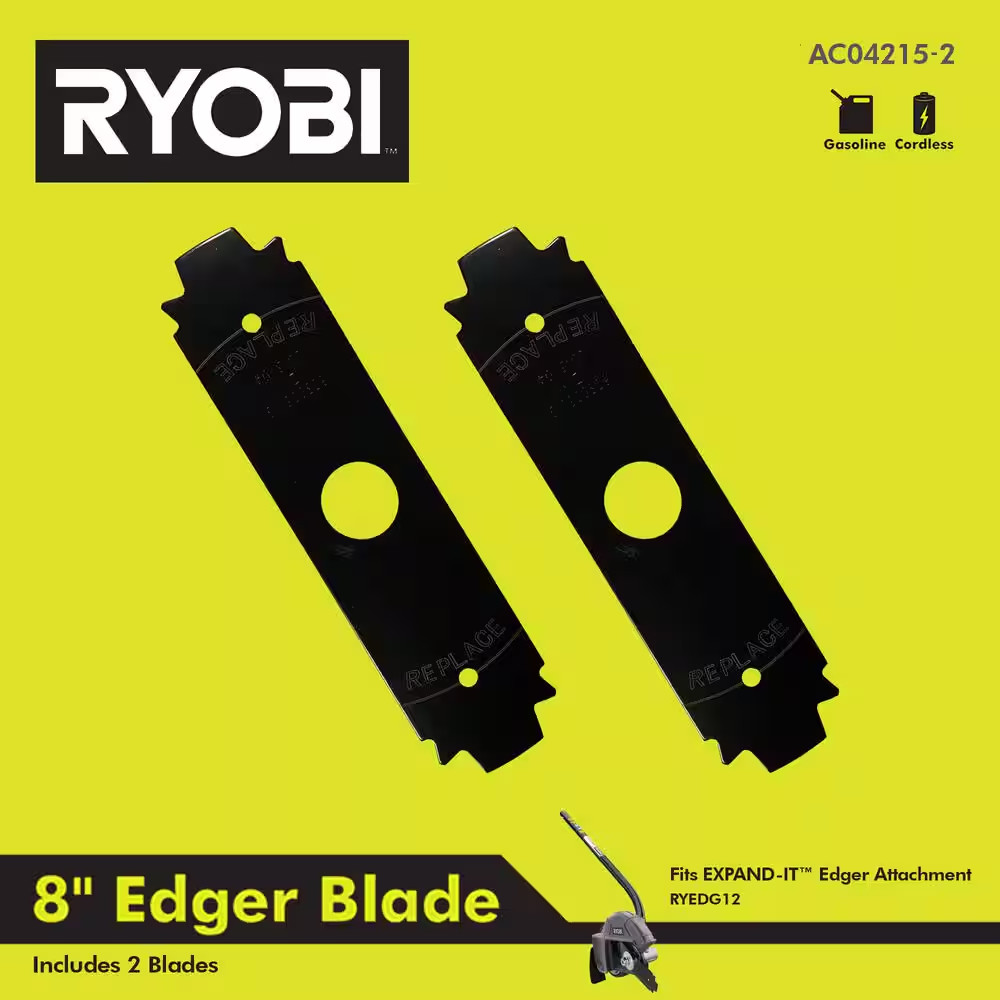 8 In. Replacement Edger Blade (2-Pack)