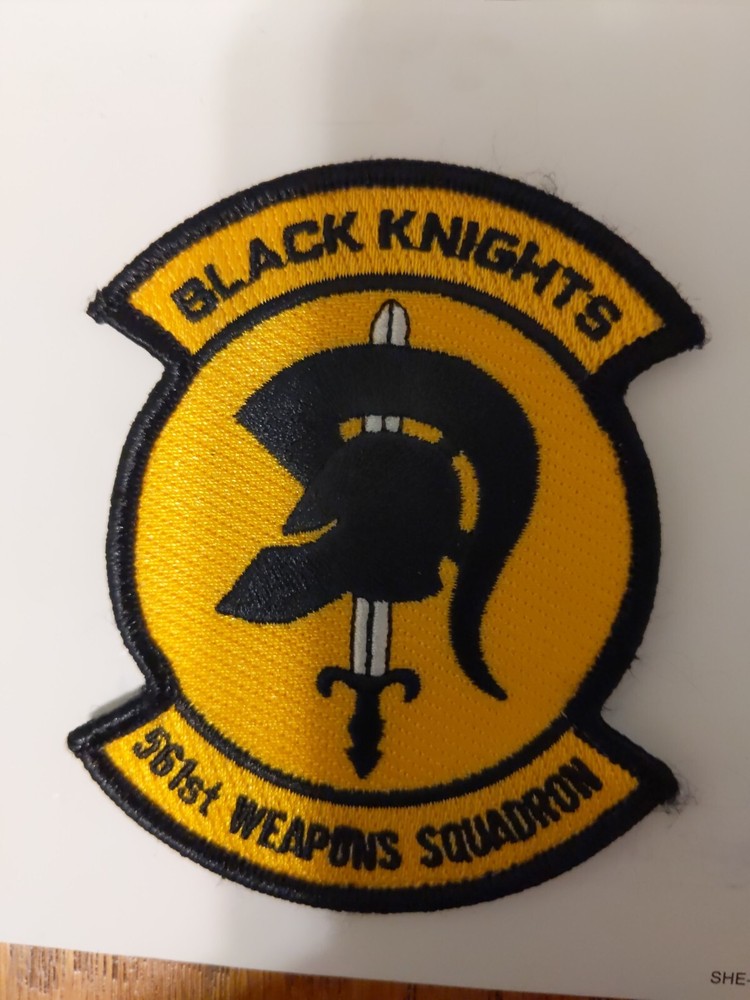 USAF 561st WEAPONS SQUADRON--BLACK KNIGHTS HOOK BACK