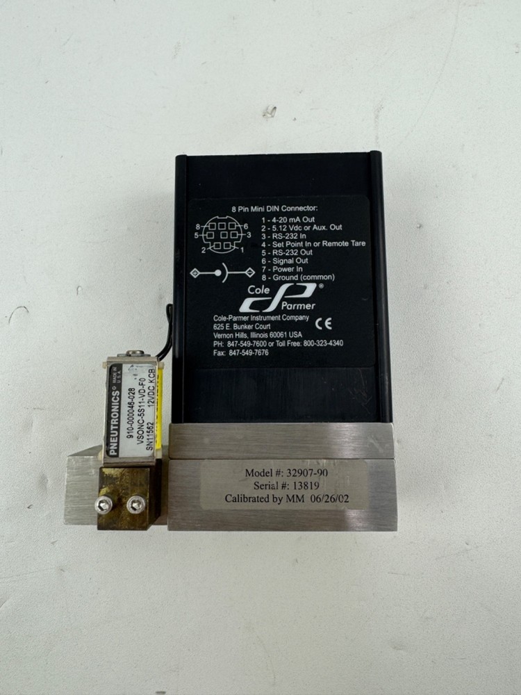 Cole-Parmer 32907-90 Proportional Flowmeter Controller Mass Flow Control