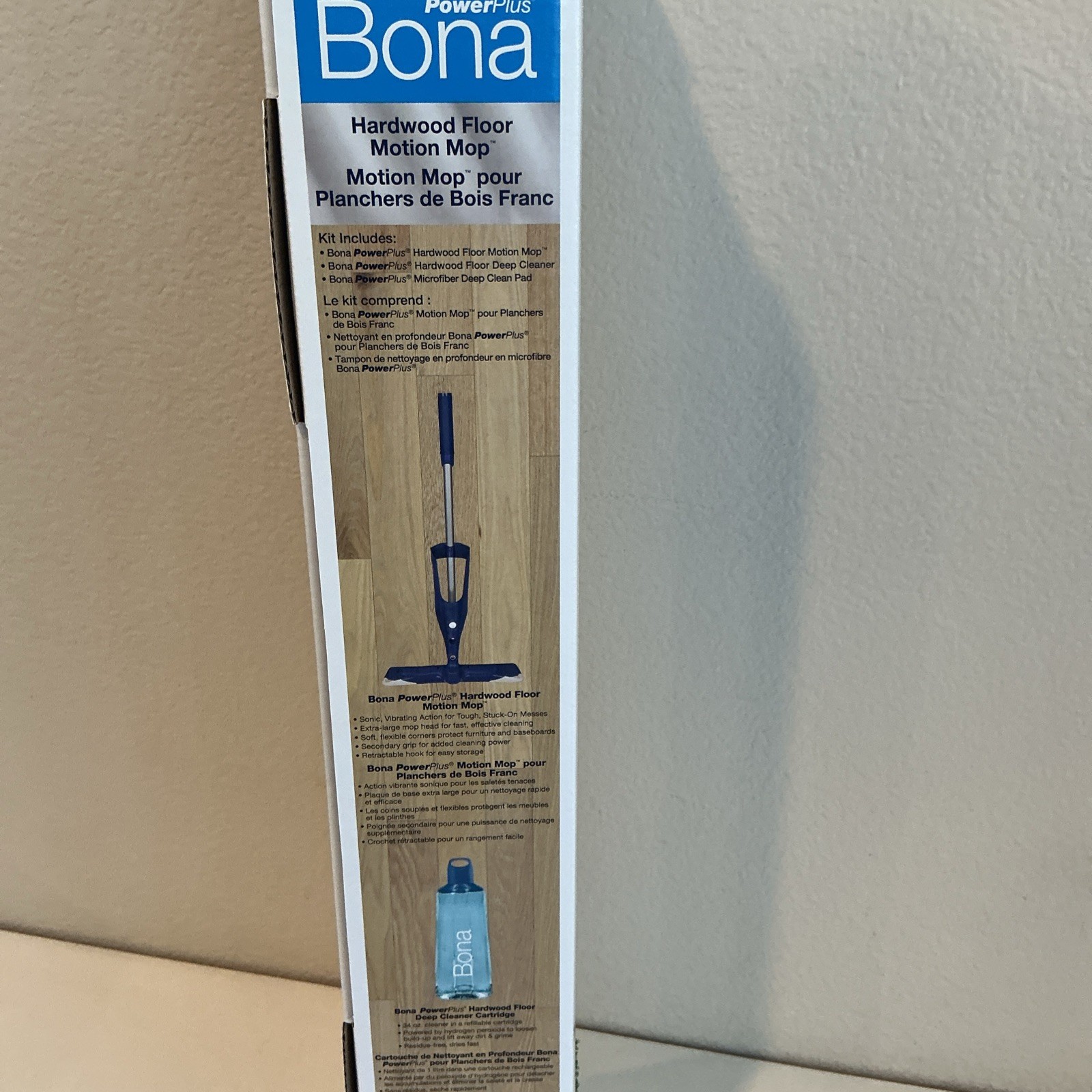 Bona PowerPlus Premium Motion Spray Mop for Hardwood Floors - Kit