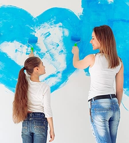 8 Pack High Density Mini Paint Roller Set