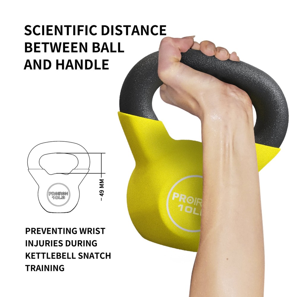 Neoprene Coated Kettlebell 10Lb Single