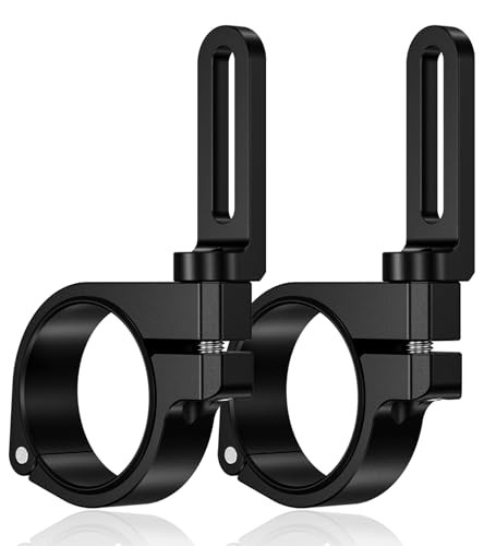 2PCS UTV Light Bar Mounts, Sturdy Aluminium Alloy LED Light Mounting Brackets,