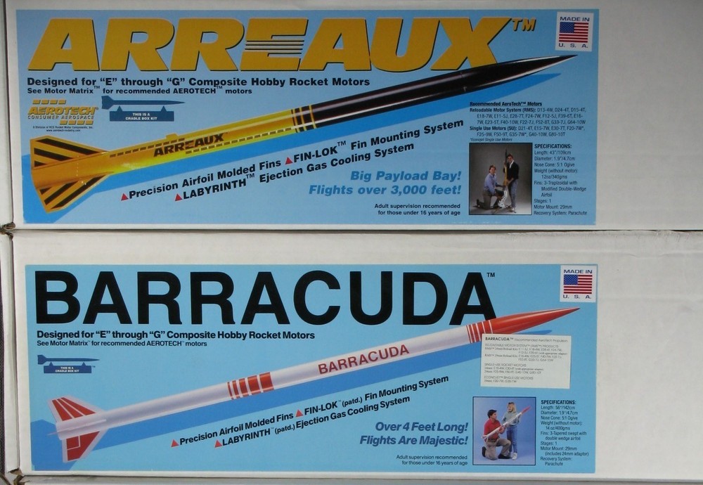Aerotech Arreaux Barracuda Model Rocket Bundle