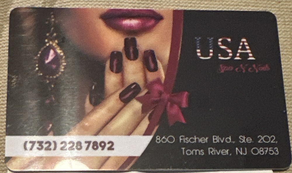 USA Spa N Nails Gift Card- $35 Value