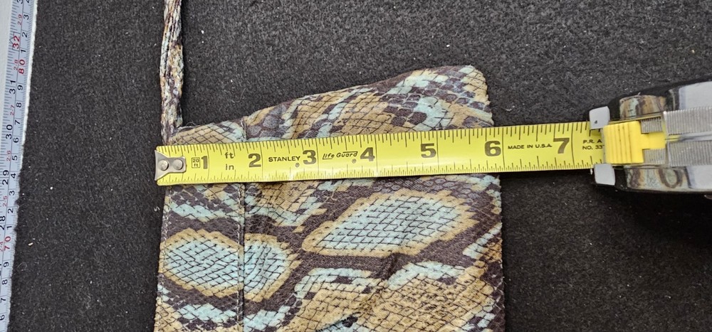 EBISU Snakeskin Pattern Wristlet