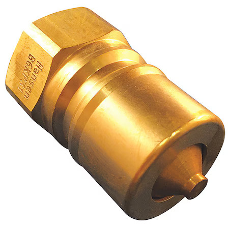 Hansen B8kp36 Hydraulic Quick Connect Hose Coupling, Brass Body,
