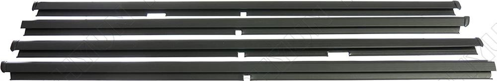 4 x Front&Rear Outer Window Seal Weatherstrip Trim For Jeep Grand Cherokee 99-04