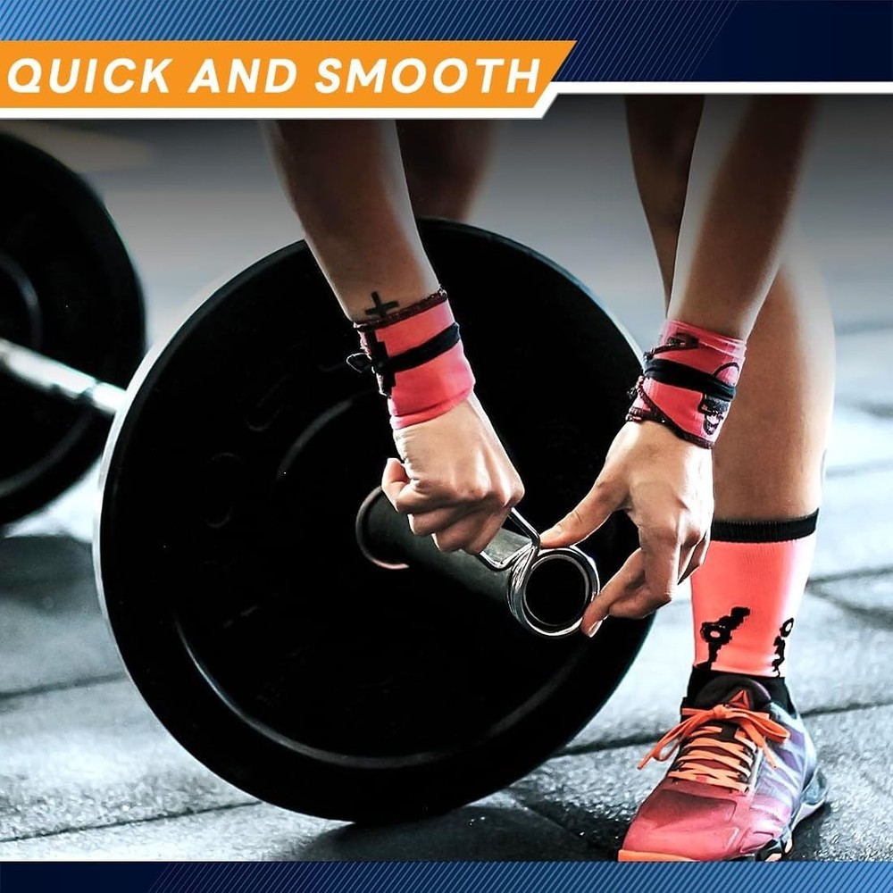 Olympic 2" Barbell Spring Clip Collars - Pair