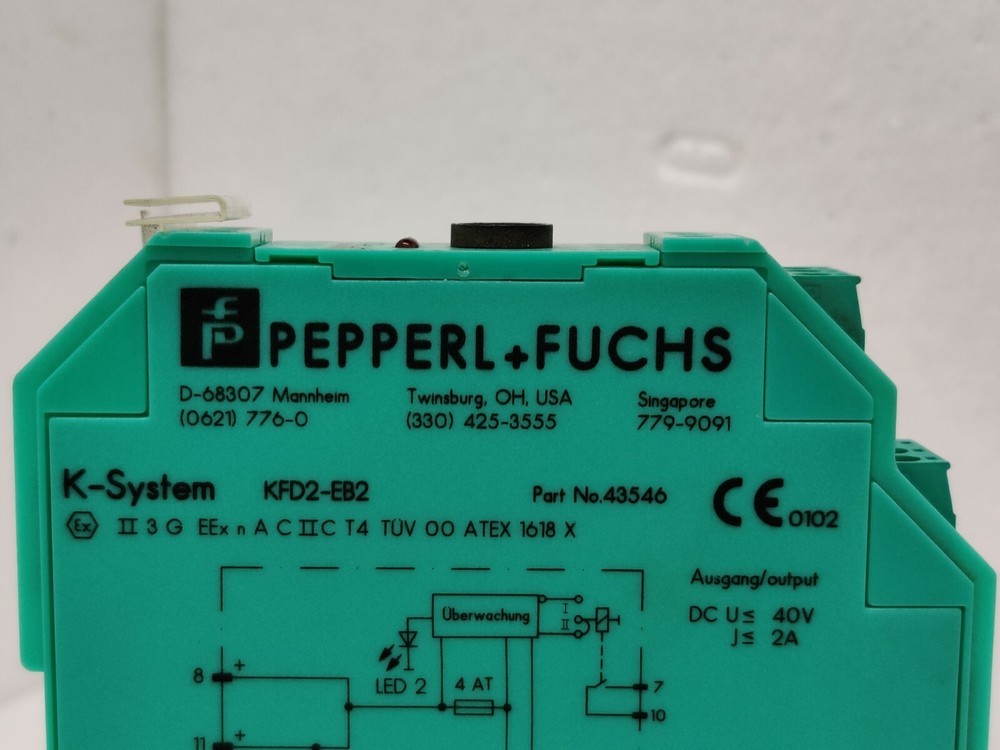PEPPERL+FUCHS KFD2-EB2 POWER FEED MODULE 43546