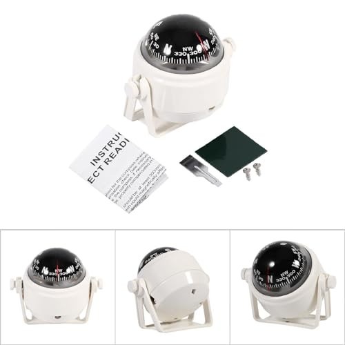 Waterproof Marine Compass for Car & Boat - Dash Mount Dashboard Navigation Tool