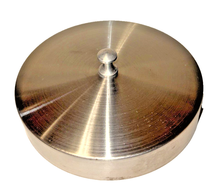 MERCO Cotton Glass Medical Apothecary Jar with Lid 7.5" Vintage