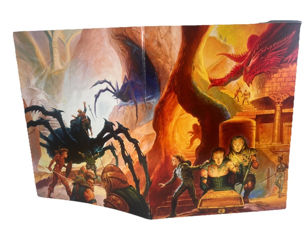 Dungeons & Dragons 3rd edition DUNGEON MASTER SCREEN 4-panel gm screen CM4241