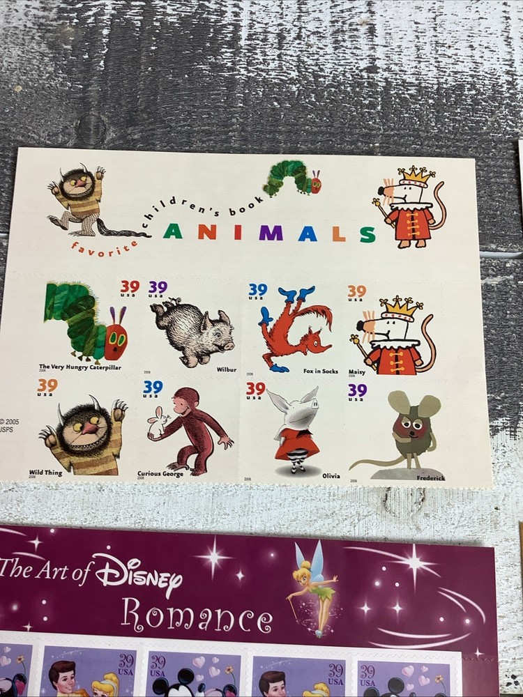 USPS Various Cartoon Stamps