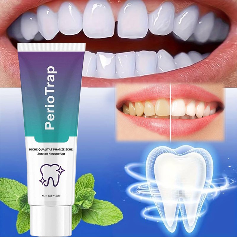 PerioTrap Mint Flavor Gum Toothpaste Cleaning Toothpaste Sensitive Teeth 120g US