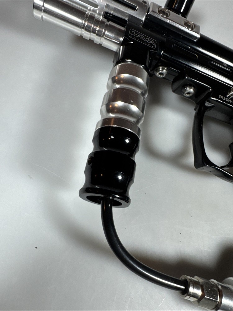 Kingman Spyder Shutter Paintball Gun Java Edition .68 Cal Kit In Box