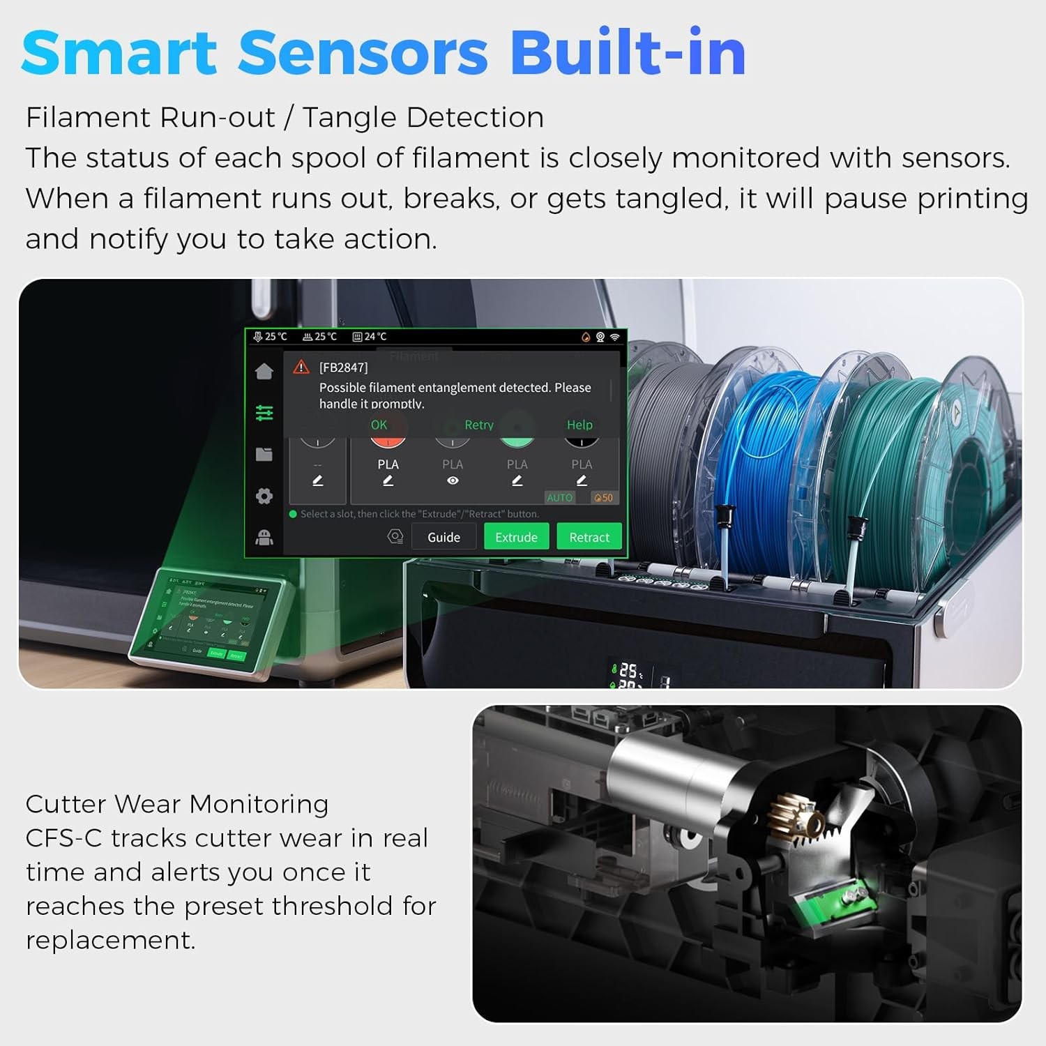 New!Creality CFS-C Multicolor Printing Filament System For K1 Series 3D Printer