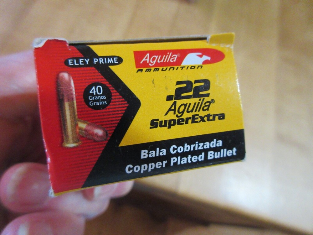 Empty Ammo Box Aguila Eley Prime 22 Super Extra Mexico (w17) #59