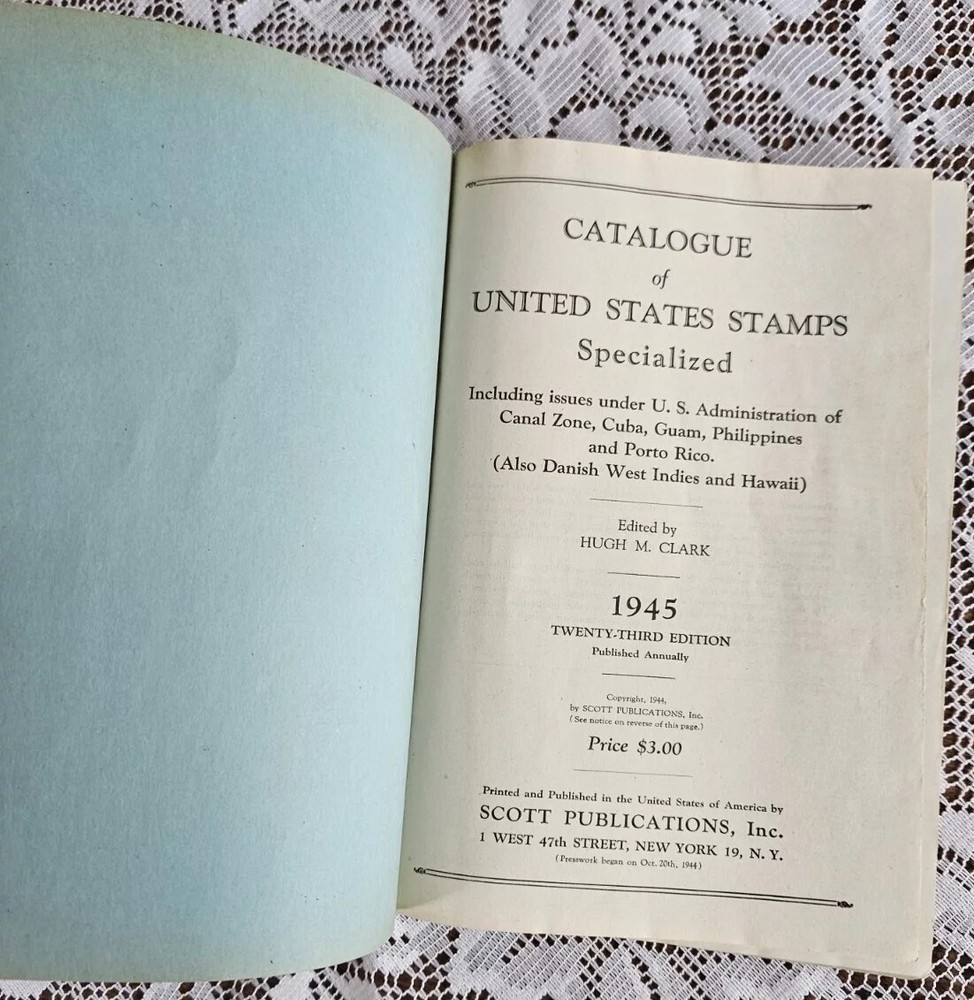 SCOTT STAMP CATALOGUE LOT