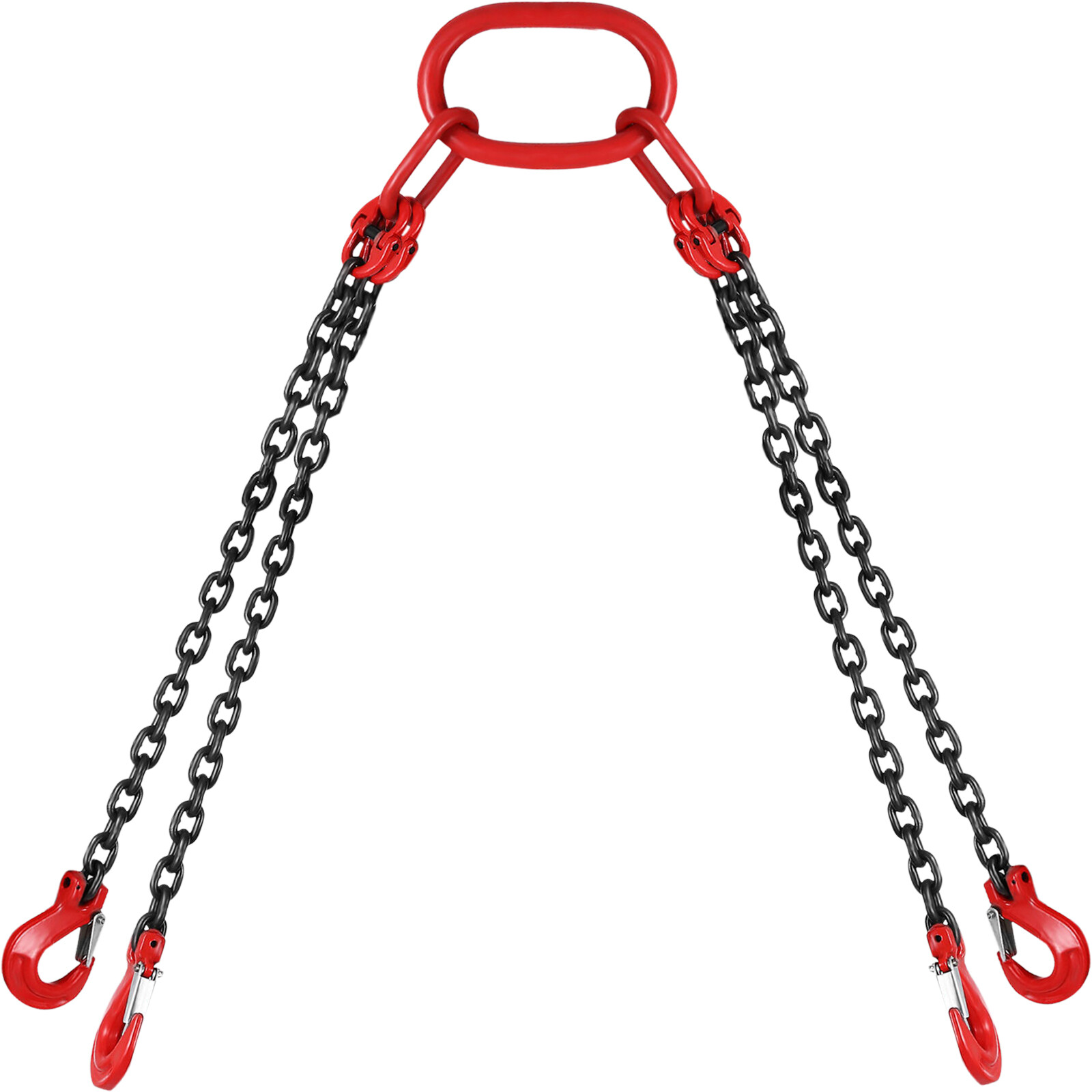 VEVOR 5/16" 5FT Chain Sling 4 Legs with Sling Hooks G80 Lifting Chain Sling
