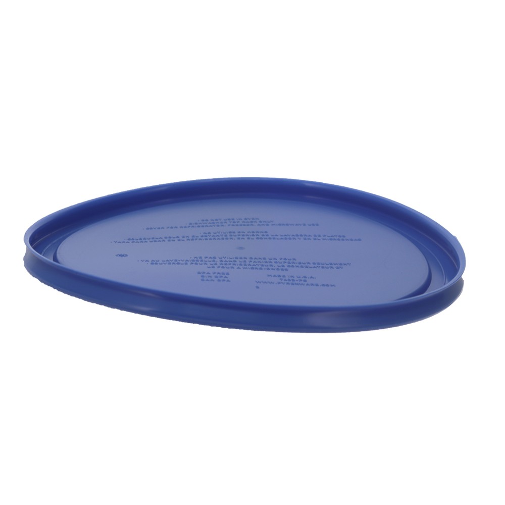 Pyrex 7402-PC Amparo Blue Round Plastic Food Storage Replacement Lid