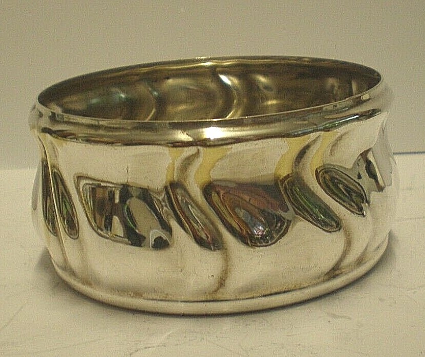 Antique German Silver Plated Wine Bottle Coaster (SP17)