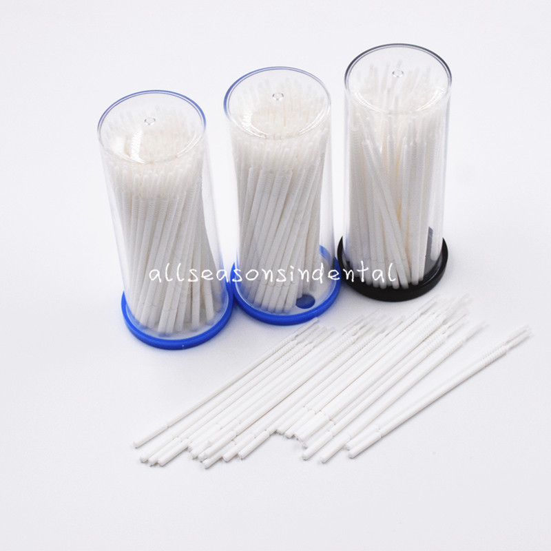 300 Pcs Dental Gingiva Micro Brush Bendable Applicator Tips Disposable Materials