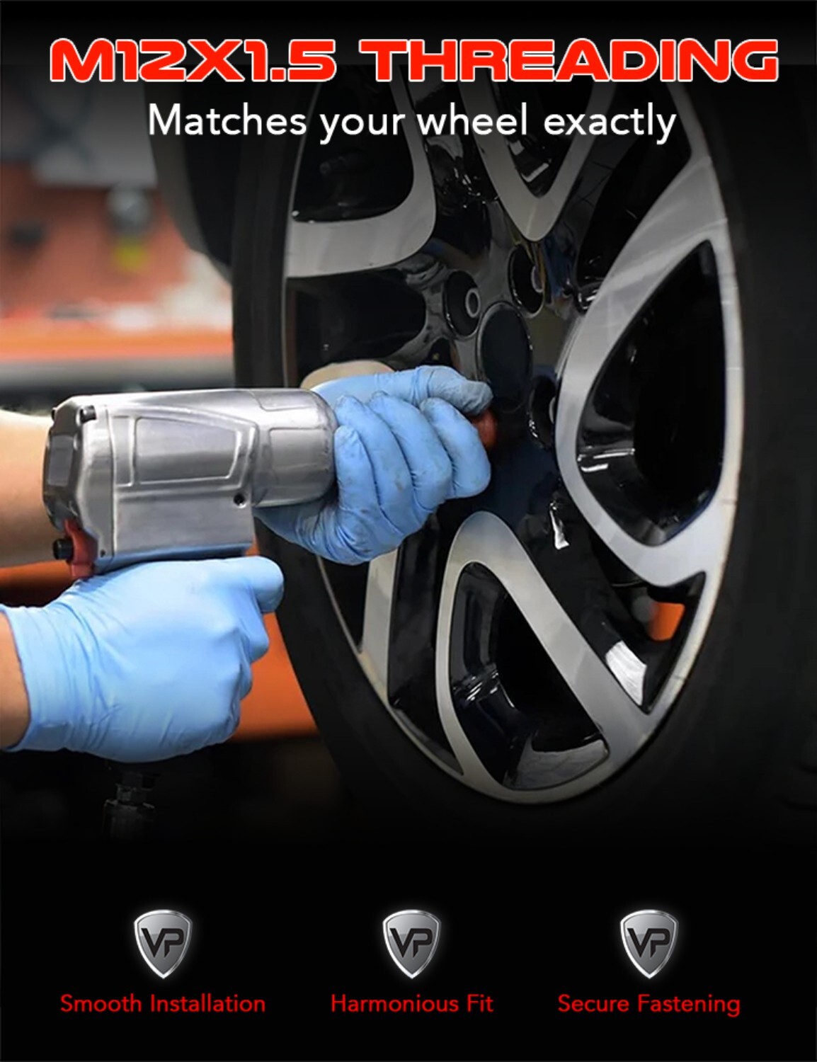 20 12x1.5 24.5mm 19mm Hex Factory Style Chrome Radius Lug Nuts for Honda Acura