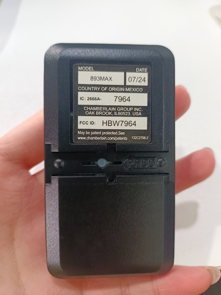 LiftMaster 893Max Security+ 2.0 3-Button Door Operator Remote Control with Visor