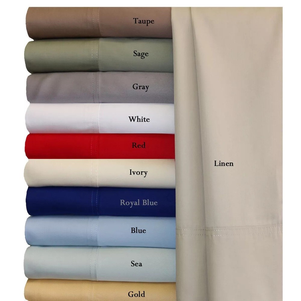 100% Egyptian Cotton 'Comforter' Down Alternative Solid Colors Cal King Size