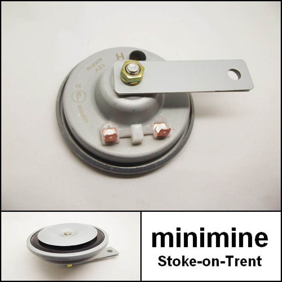 Classic Mini High Tone Twin Terminal Horn 12v DISC TYPE