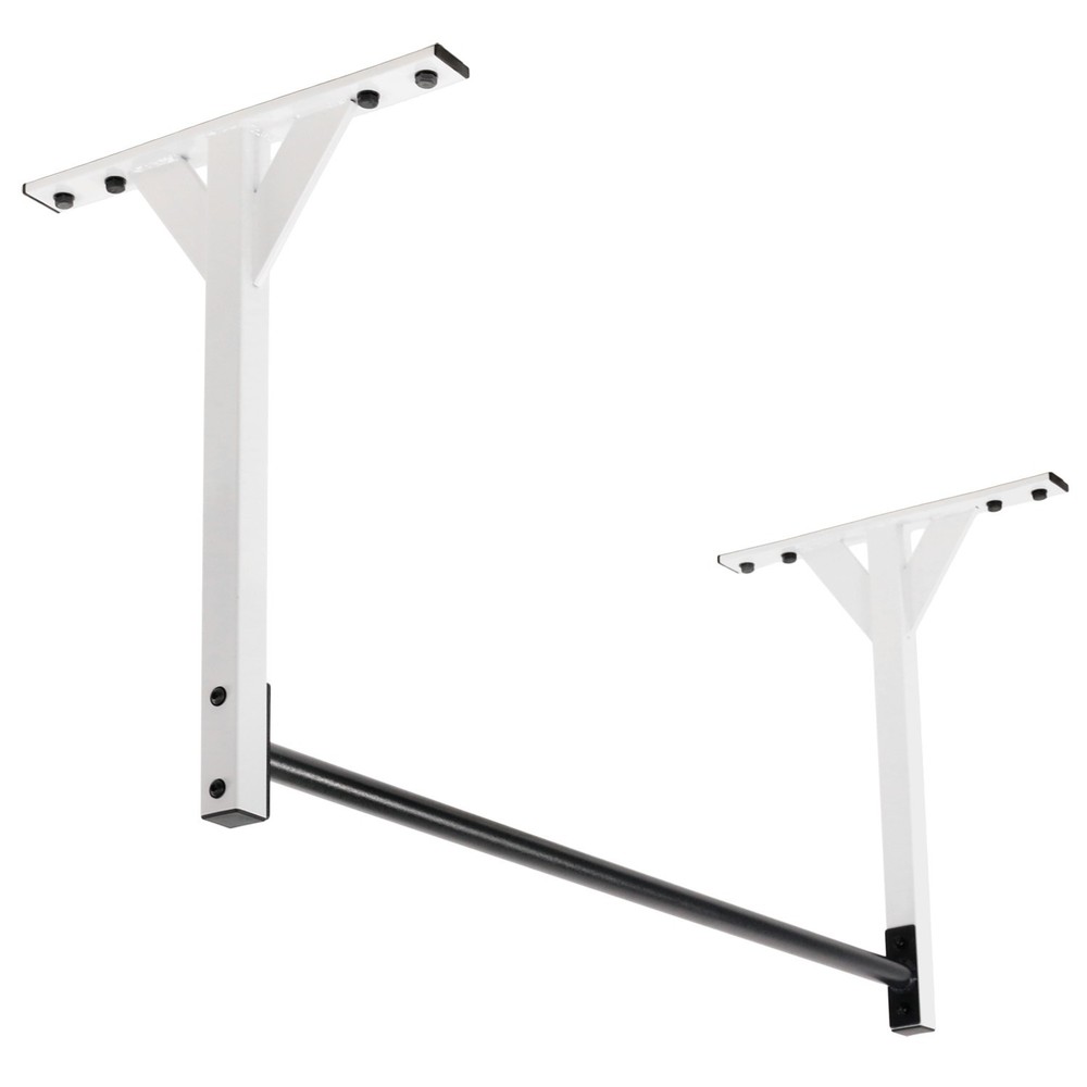 Wall or Ceiling Mount Pull Up Bar with 48” Straight Bar and 22” Risers