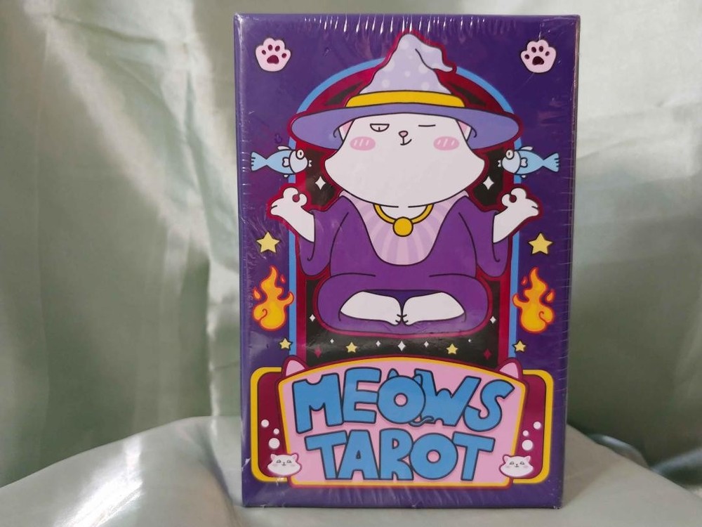 MEOWS TAROT CARD DECK CUTE CAT WIZARD DESIGN SEALED