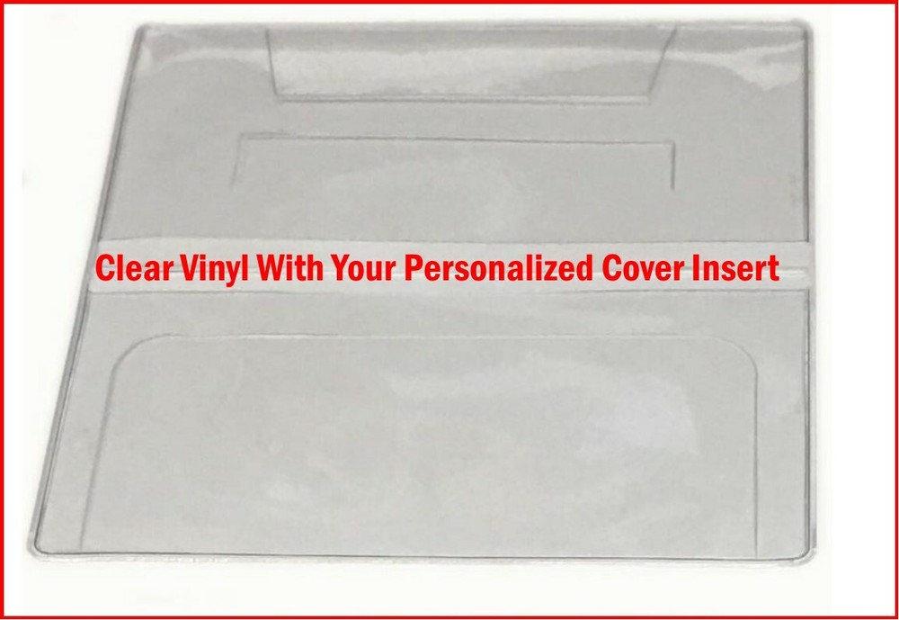 American flag stars stripes personalized name checkbook cover