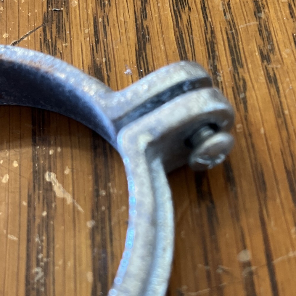 2-1/4" - 2-1/2” Road Hinged Galvanized Split Ring Pipe Hanger Clamp Qty-6 (NEW)