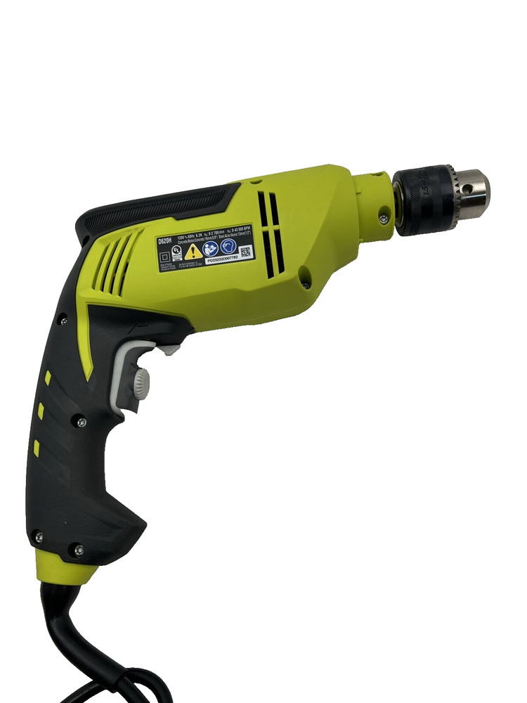 Ryobi D620H 6.2 Amp 1/2" Variable Speed Hammer Drill - Powerful & Durable (OB)