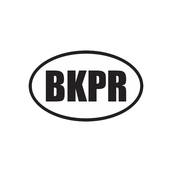 Euro Oval BKPR Beekeeper Sticker Decal