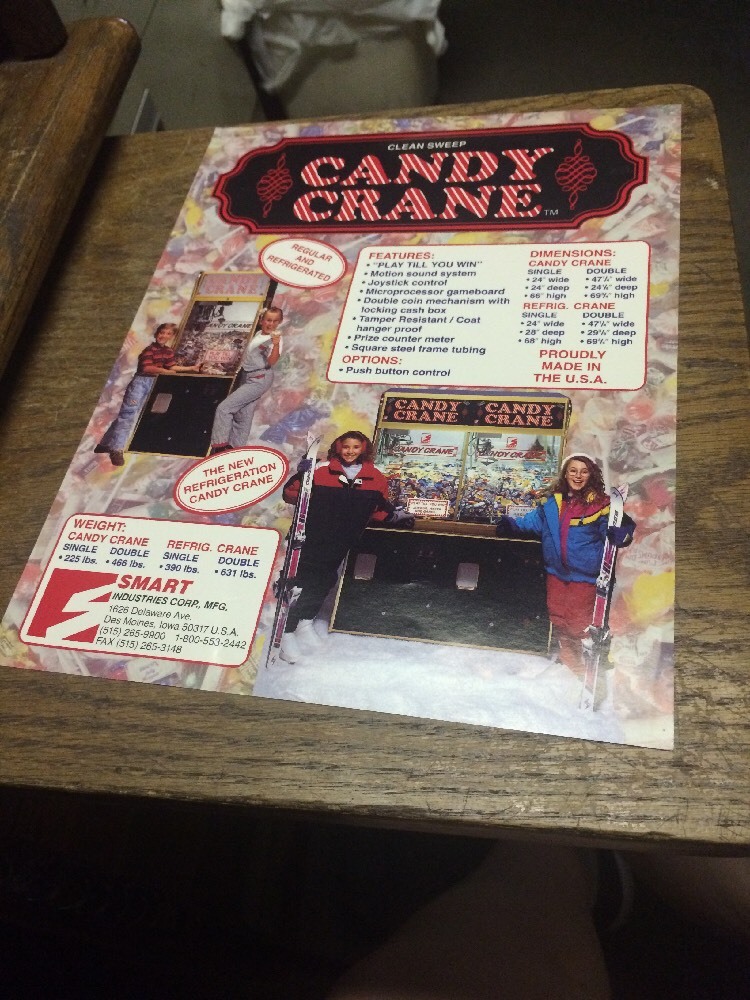 Smart CANDY CRANE Game Flyer- good Original
