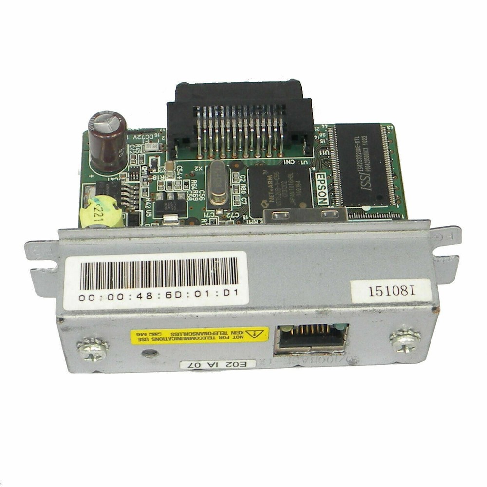 2pcs New for Epson UB-E03 Ethernet Interface Card 100MB for Receipt Print Server