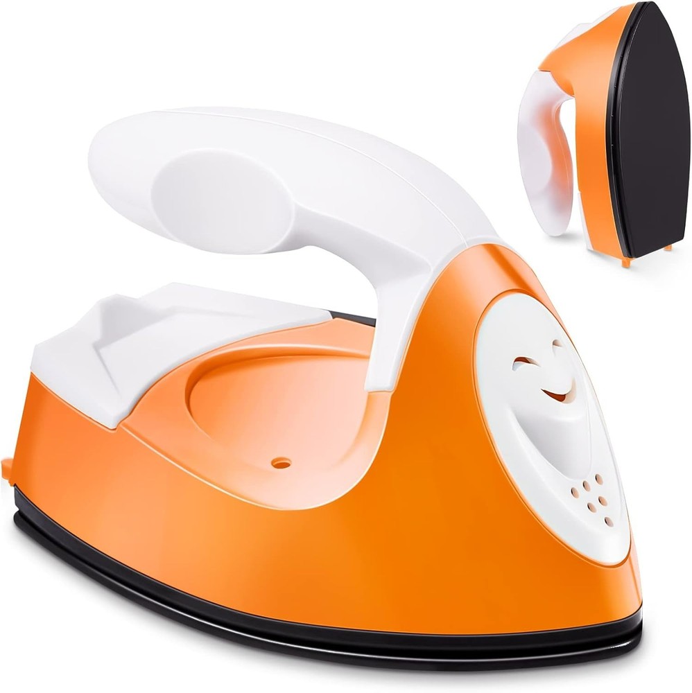 Mini Flatiron with Charging Base - Essential for DIY Crafts & Heat Transfer