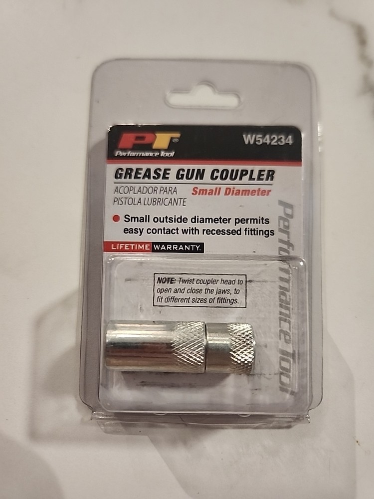 Performance Tool W54234 Grease Gun Coupler Narrow Body