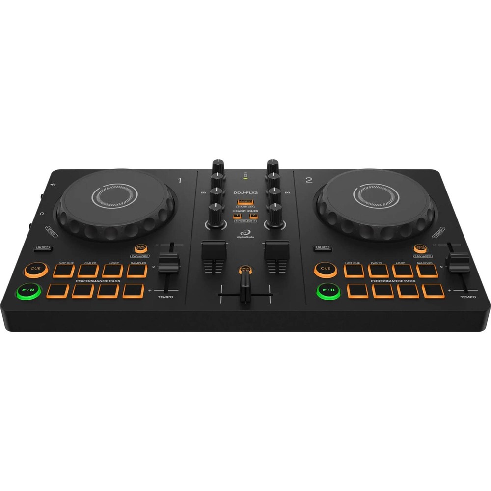 AlphaTheta DDJ-FLX2 DJ Controller SeratoDJ Lite DDJFLX2 Compact Portable