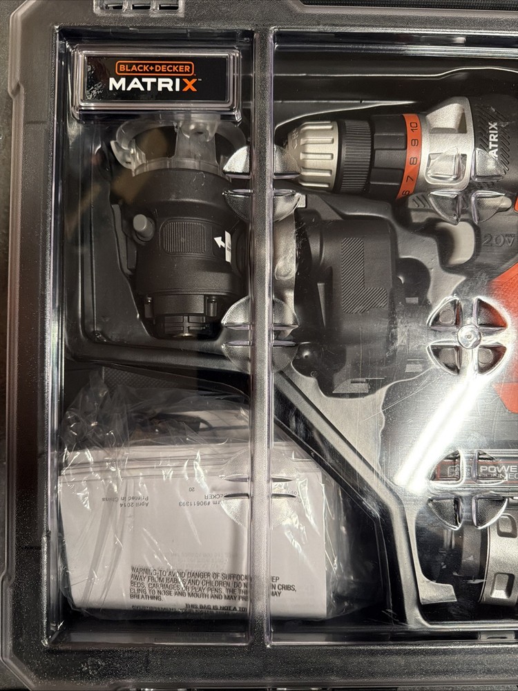 BLACK+DECKER Matrix (TM) 20V Max* 6-Tool Combo Kit With Case - BDCDMT1206KITC