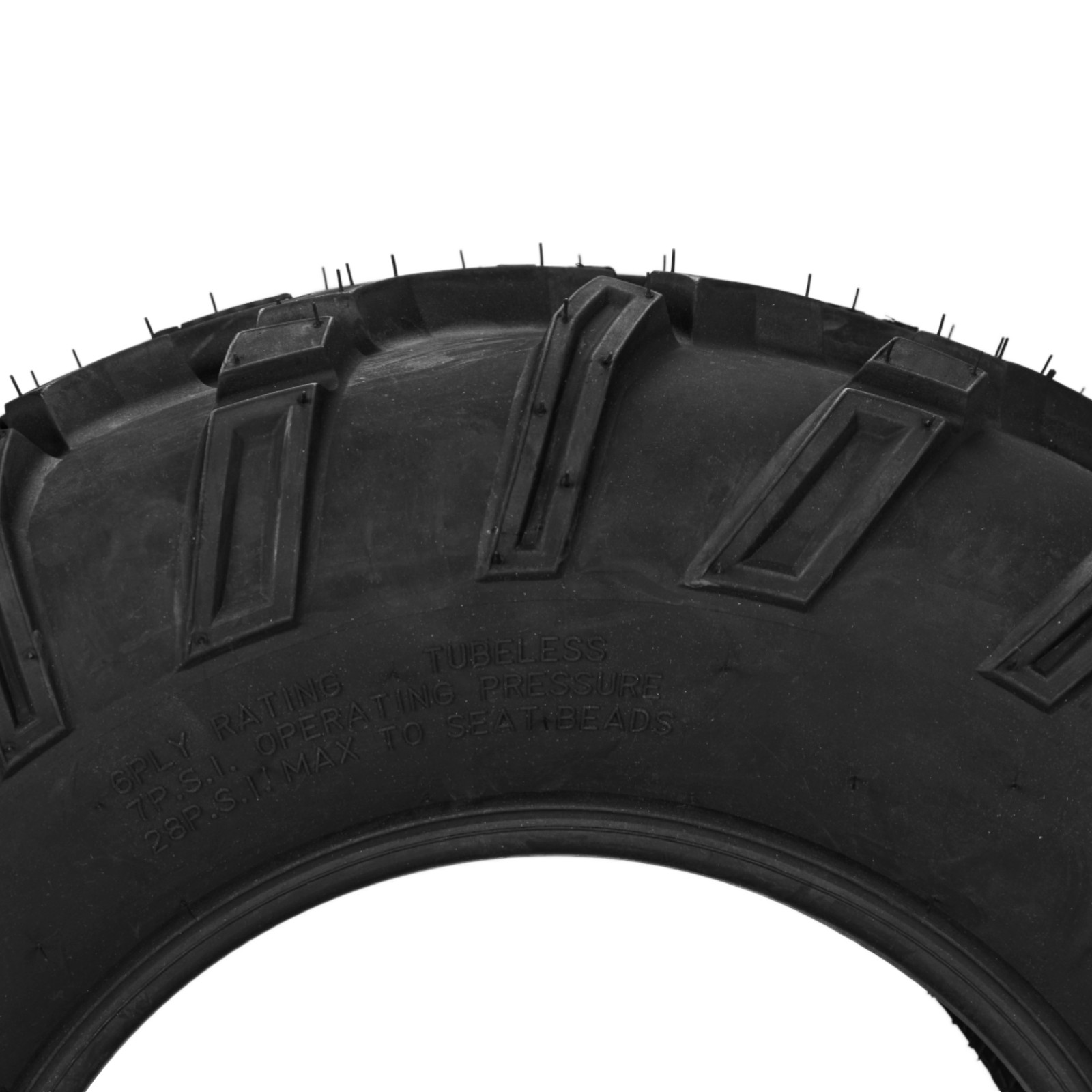 Set of 2 26x8-12 ATV/UTV Tires All Terrain AT 6 Ply 26x8x12 Tubeless