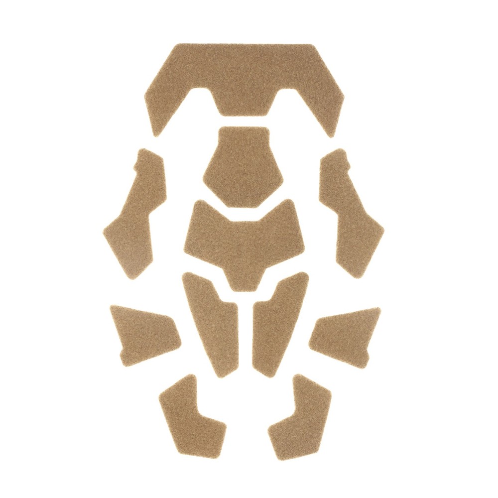 Brown Tactical Fast Helmet Magic Sticker Hook&Loop Fastener Sticky Sticker p