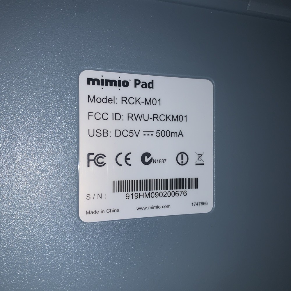 DYMO Mimio Bundle Learning Teaching View/Teach/Interactive/Pad Whiteboard Lamp