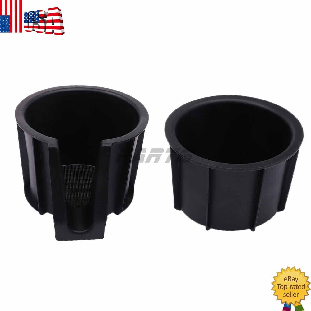 FOR TOYOTA 2014-2021 4RUNNER FRONT RIGHT & LEFT CONSOLE CUP HOLDER SET OF 2