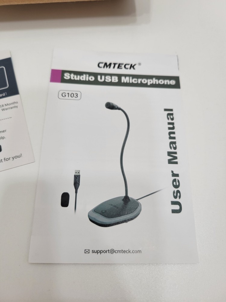 USB Condenser Microphone CMTECK CCS2.0 Tech Black