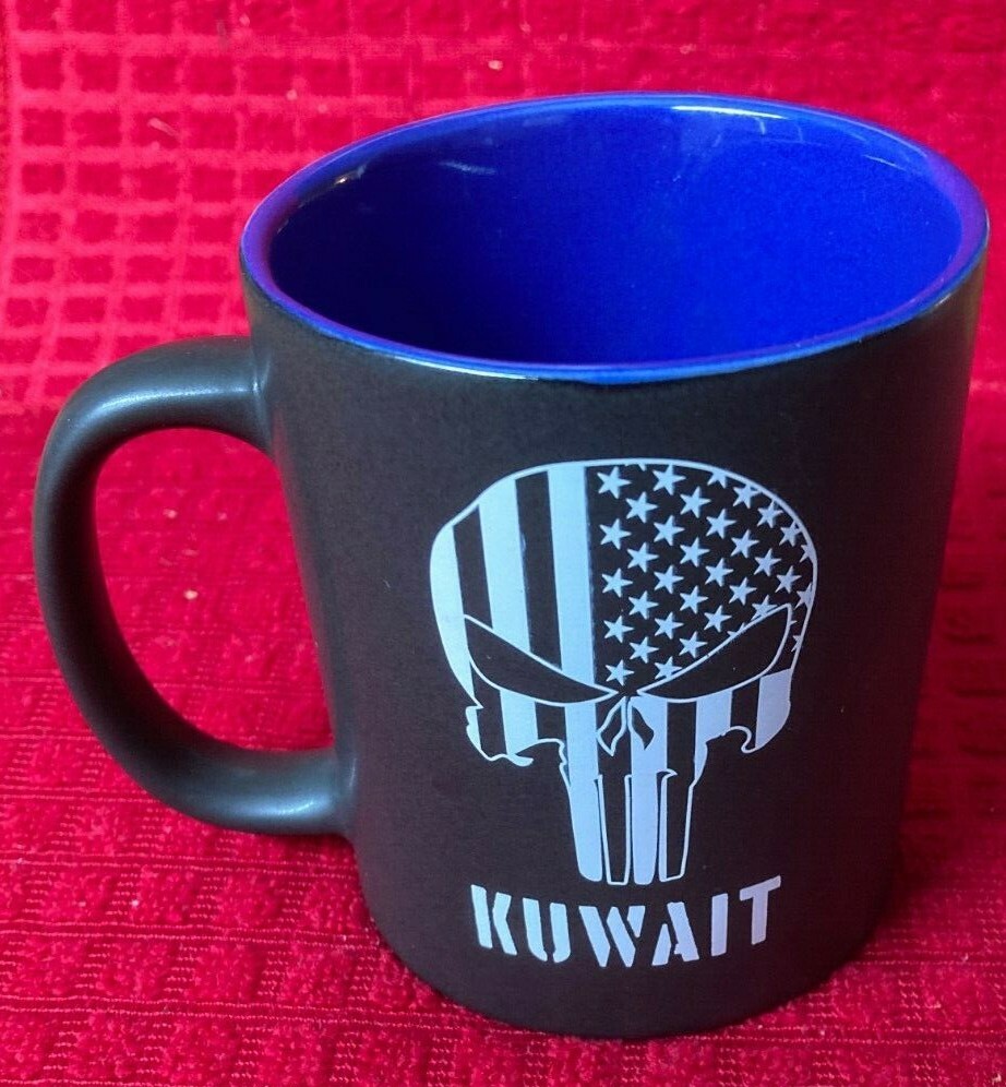 Combined Joint Task Force Operation Inherent Resolve KUWAIT Skull/flag logo MUG